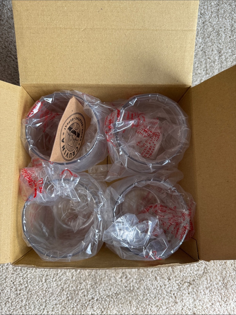 Stemless Wine Glasses Set of 4 - Picture 3 of 7